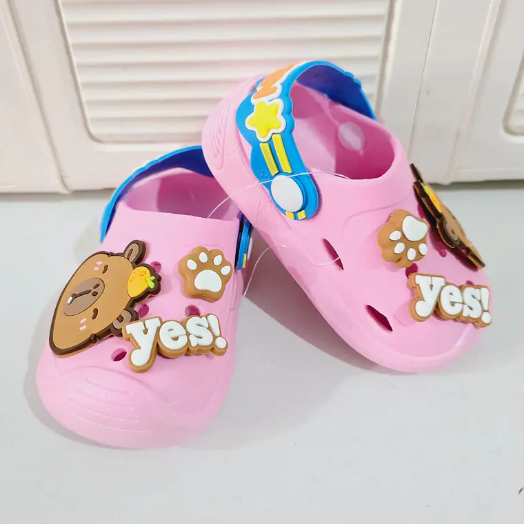 SANDALIAS CROCS DISEÑO CAPYBARA 3D (YES! 🐾)  TALLAS DEL 18 AL 23 (MEX DEL 12 AL 15) MOD# 2081+1 9