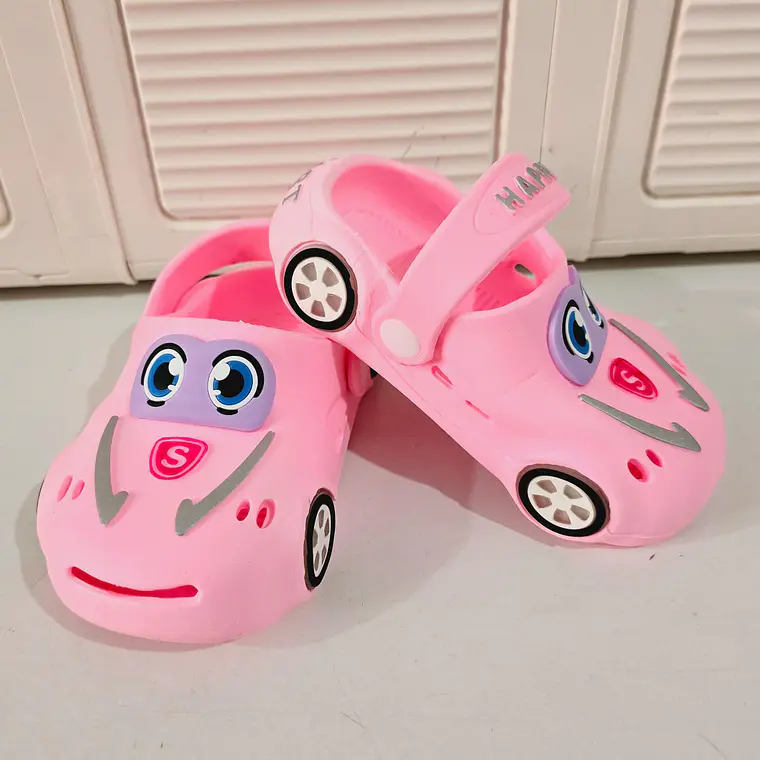 SANDALIAS CROCS DISEÑO CARRITO CON LUZ LED TALLAS DEL 20 AL 25 (MEX. DEL 12 AL 15 )MOD# 2027 3