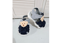 HUARACHES PARA NIÑA DISEÑO OSITO TALAS DEL 15 AL 20 (MEX. DEL 12 AL 15 MOD# 808+3