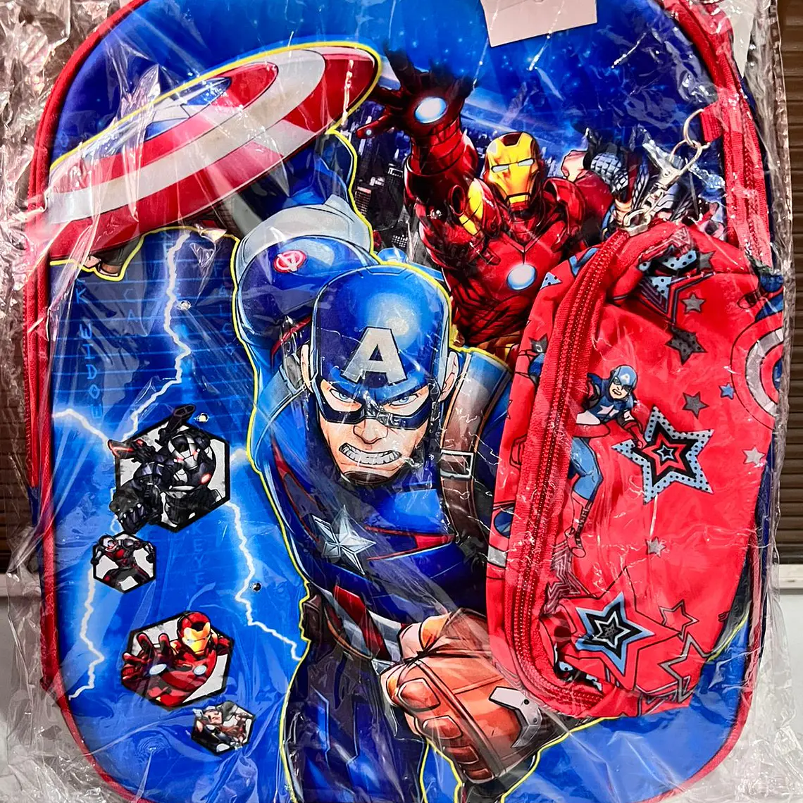 MOCHILA/PERSONAJES CON LAPICERA PARA PREESCOLAR CON LUZ LED MOD# 1206 2