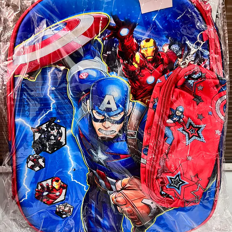MOCHILA/PERSONAJES CON LAPICERA PARA PREESCOLAR CON LUZ LED MOD# 1206 2