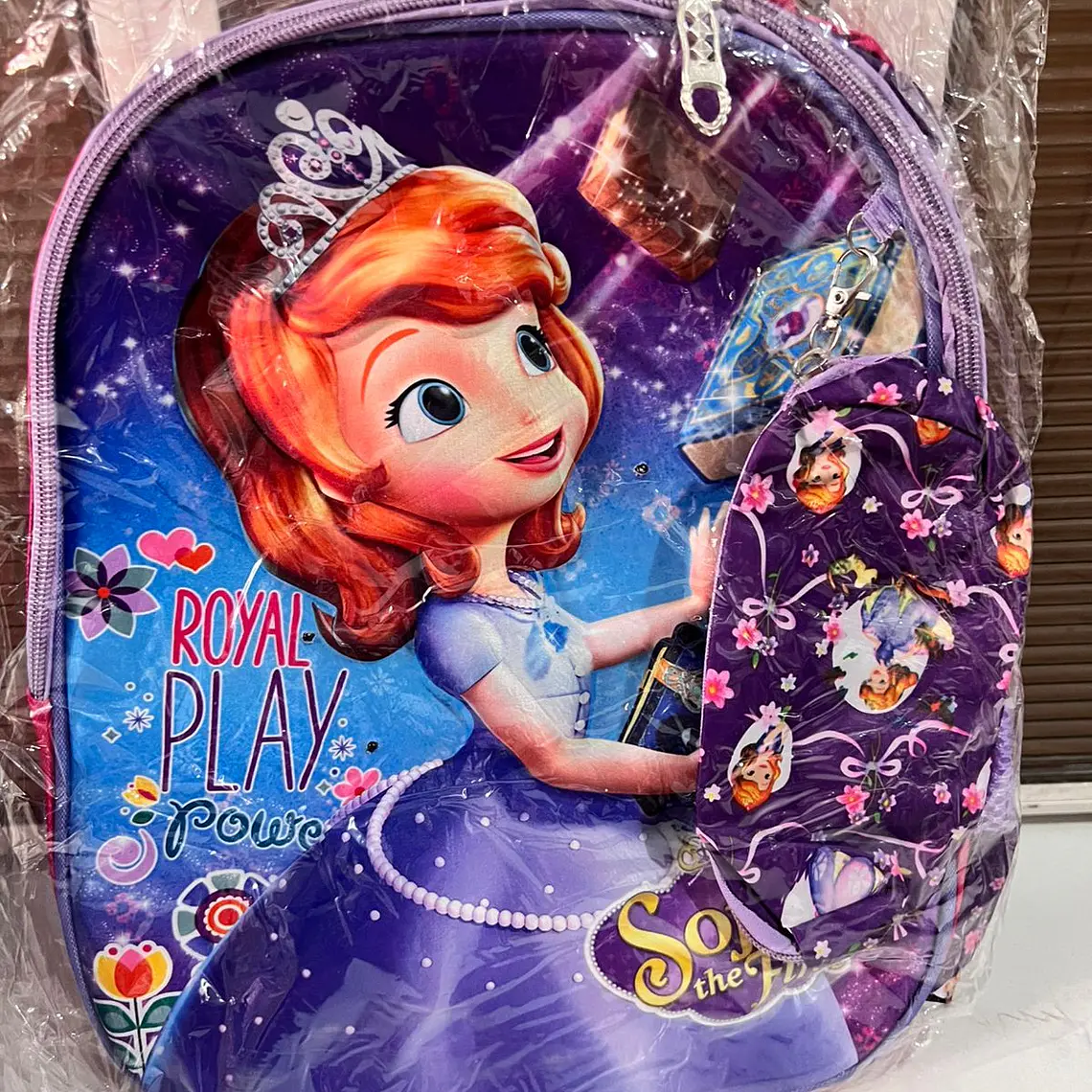 MOCHILA/PERSONAJES CON LAPICERA PARA PREESCOLAR CON LUZ LED MOD# 1206 4