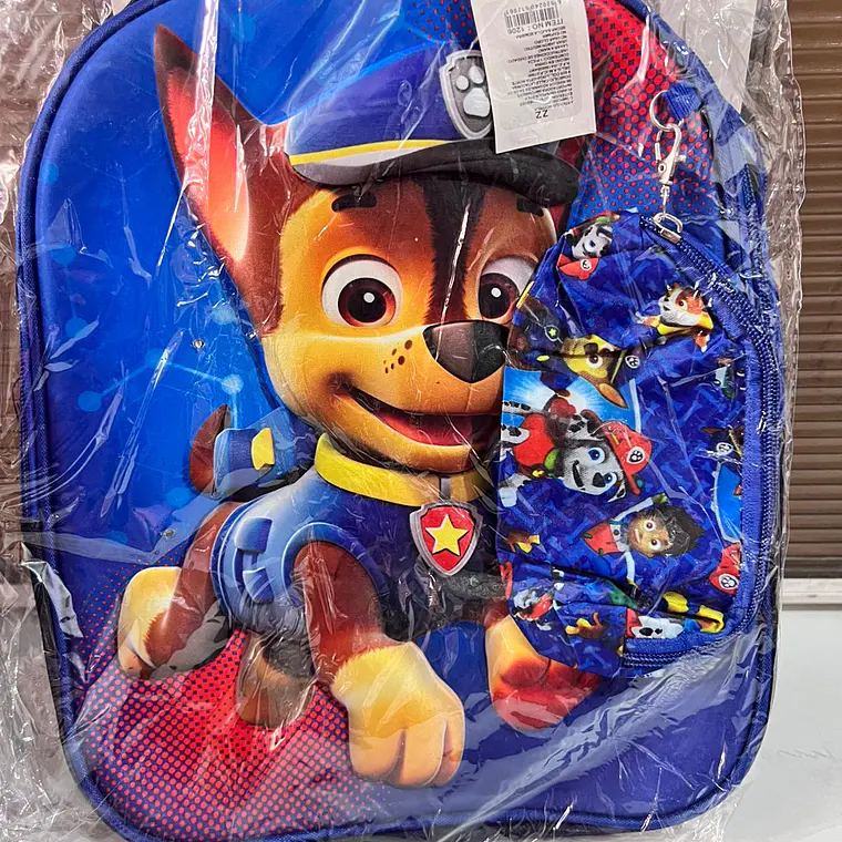 MOCHILA/PERSONAJES CON LAPICERA PARA PREESCOLAR CON LUZ LED MOD# 1206 8