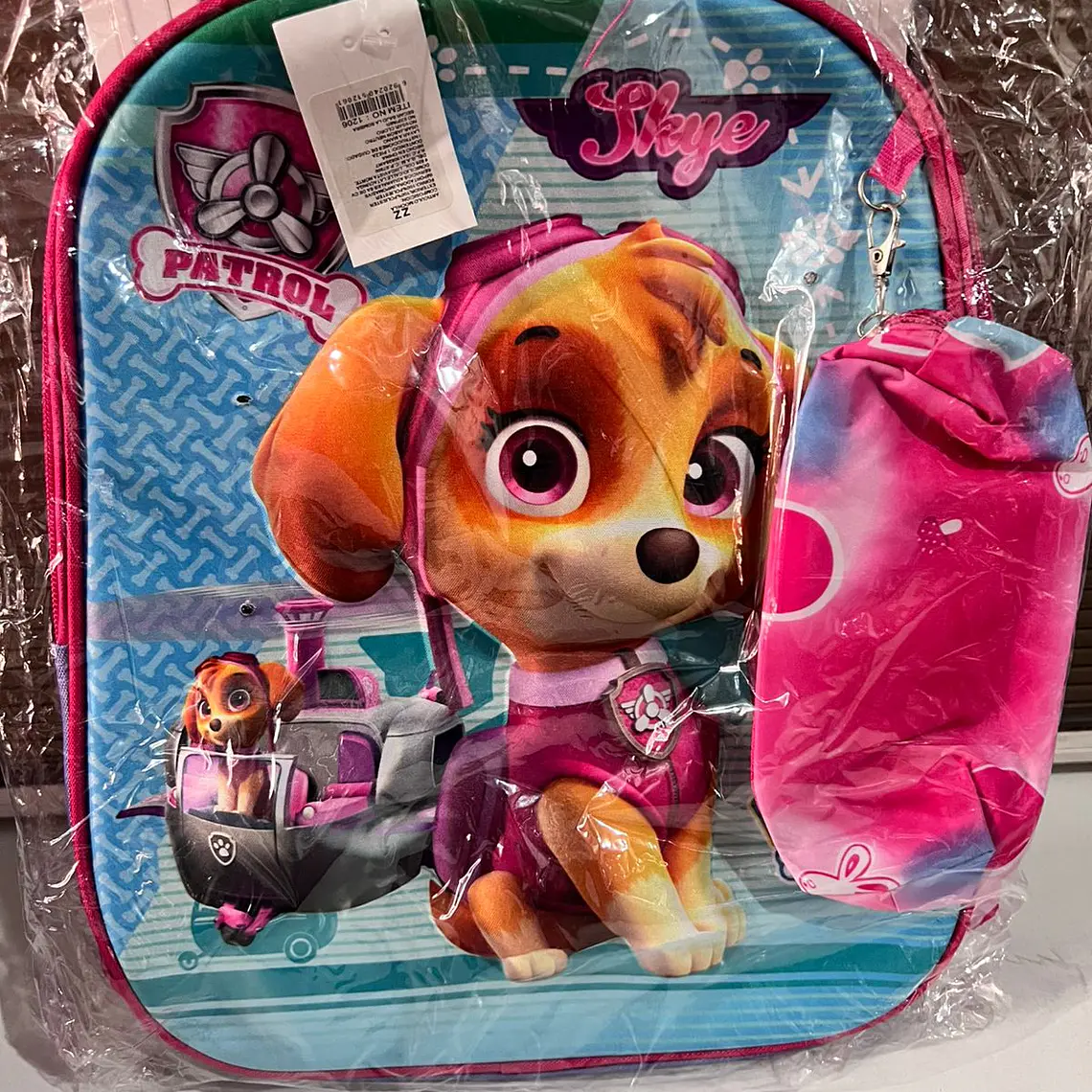 MOCHILA/PERSONAJES CON LAPICERA PARA PREESCOLAR CON LUZ LED MOD# 1206 9