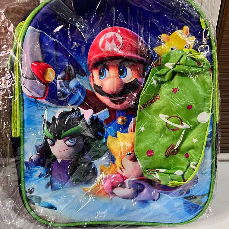 MOCHILA/PERSONAJES CON LAPICERA PARA PREESCOLAR CON LUZ LED MOD# 1206 11