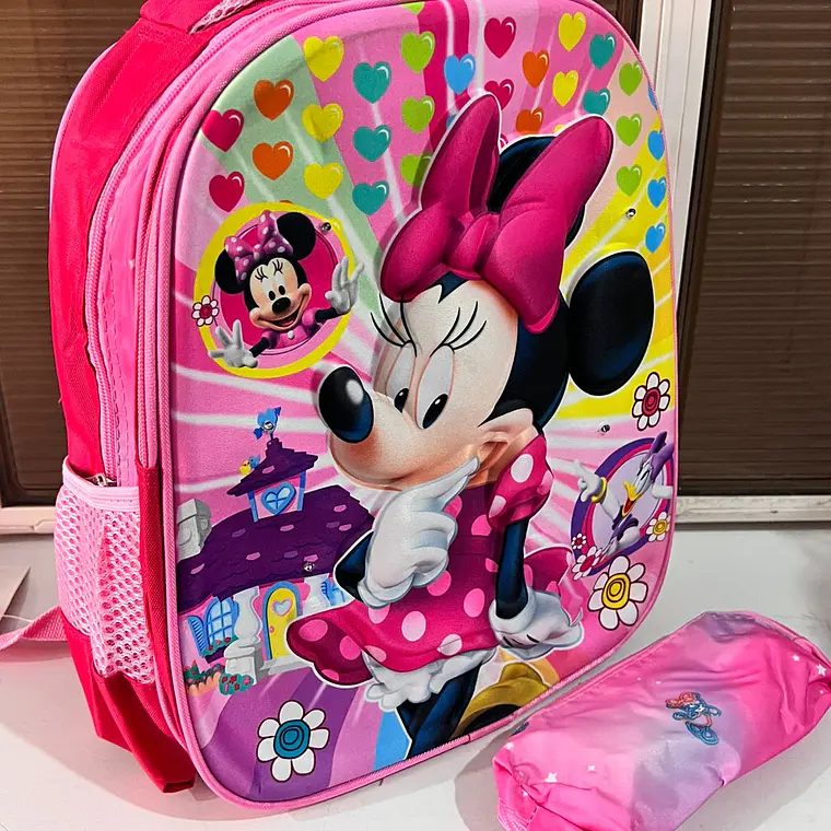MOCHILA/PERSONAJES CON LAPICERA PARA PREESCOLAR CON LUZ LED MOD# 8004 3
