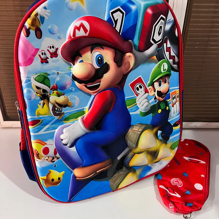 MOCHILA/PERSONAJES CON LAPICERA PARA PREESCOLAR CON LUZ LED MOD# 8004 6