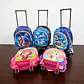 MOCHILA PARA PREESCOLAR CON CARRITO VARIOS PERSONAJES - Miniatura 1