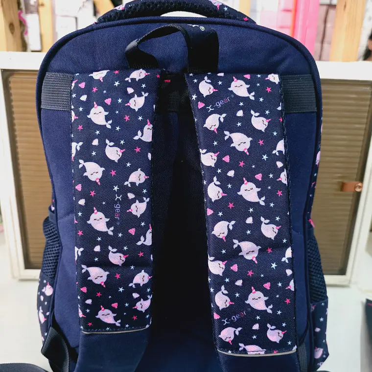 MOCHILA ORIGINAL X-GEAR DISEÑO SIRENITA (PRIMARIA)MOD# XIN-001 8
