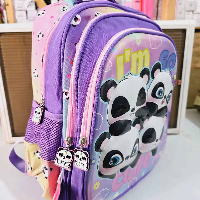 MOCHILA ORIGINAL X-GEAR DISEÑO PANDITA (PRIMARIA) MOD# XIN-006 5