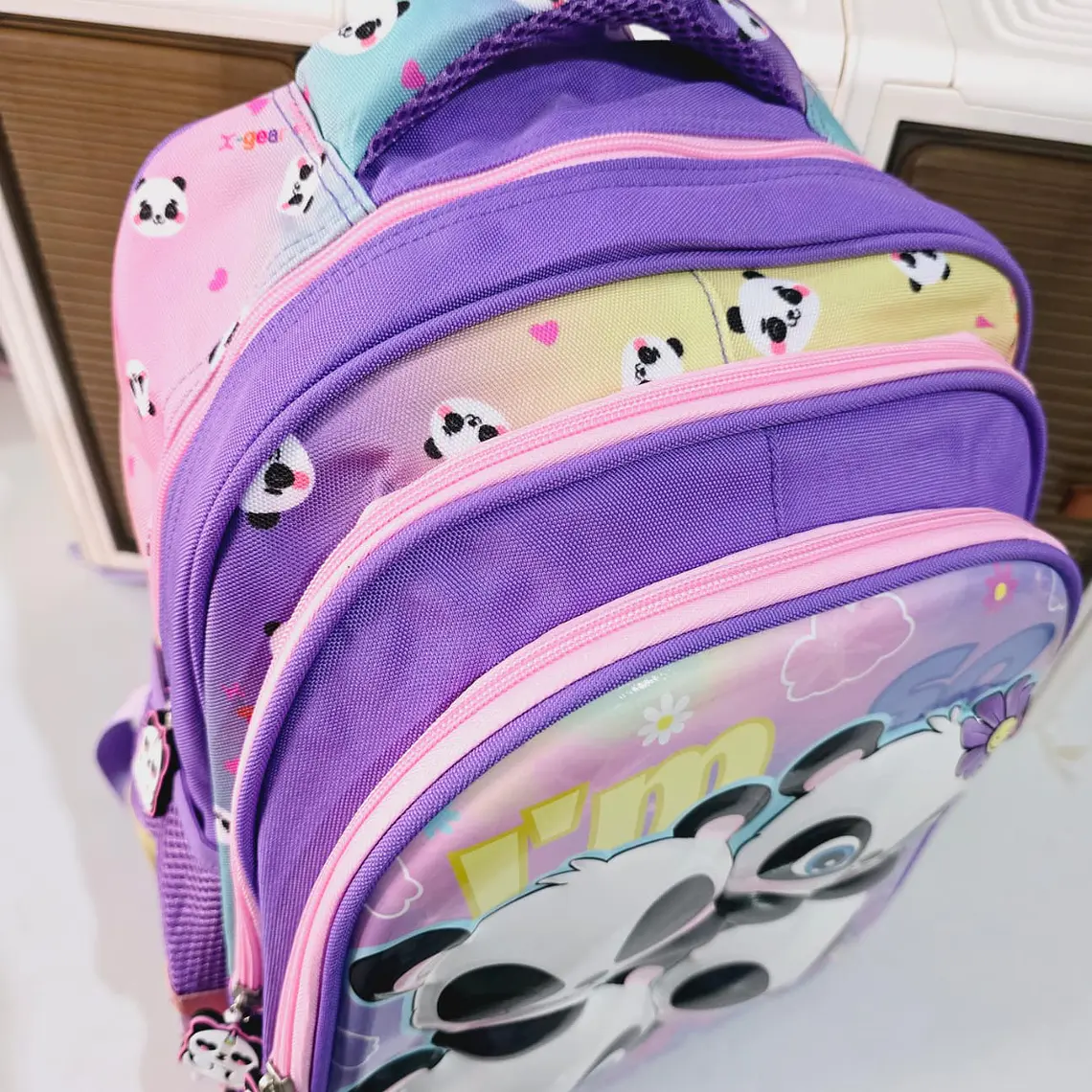 MOCHILA ORIGINAL X-GEAR DISEÑO PANDITA (PRIMARIA) MOD# XIN-006 7