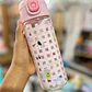 BOTE PARA AGUA  ANIMALITOS DE 500 ML (TRANSPARENTE GNMK) CON CAJIA MOD# GNMK-SL25702 - Miniatura 3