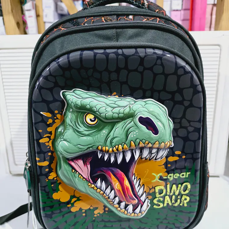 MOCHILA ORIGINAL DE PRIMARIA DINOSAURIO MODELO #XGE-6598 1