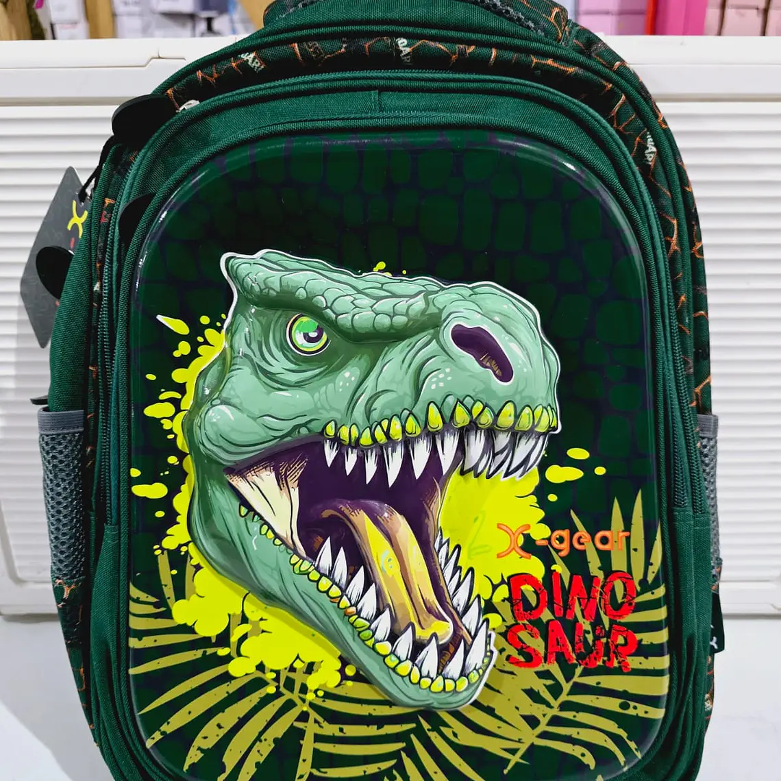 MOCHILA ORIGINAL DE PRIMARIA DINOSAURIO MODELO #XGE-6598 3