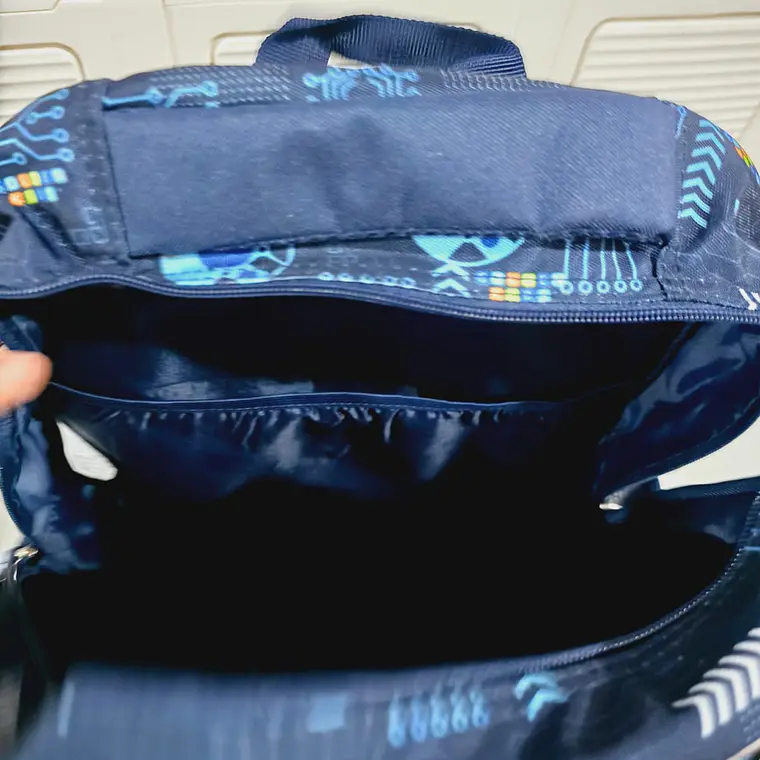 MOCHILA CON LUZ ORIGINAL GOLDEN DISEÑO DINOSAURIO (PRIMARIA)MOD# GF1672 3