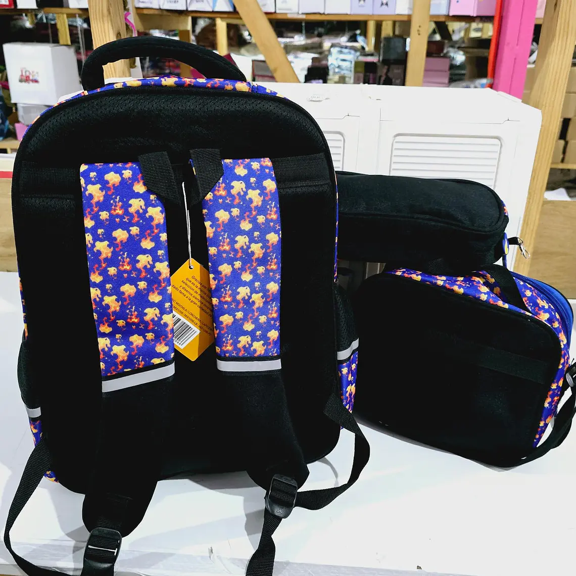 COMBO DE MOCHILA + LONCHERA + LAPICERA   ORIGINAL X-GEAR DRAGÓN (PRIMARIA)MOD# WLX1006  5