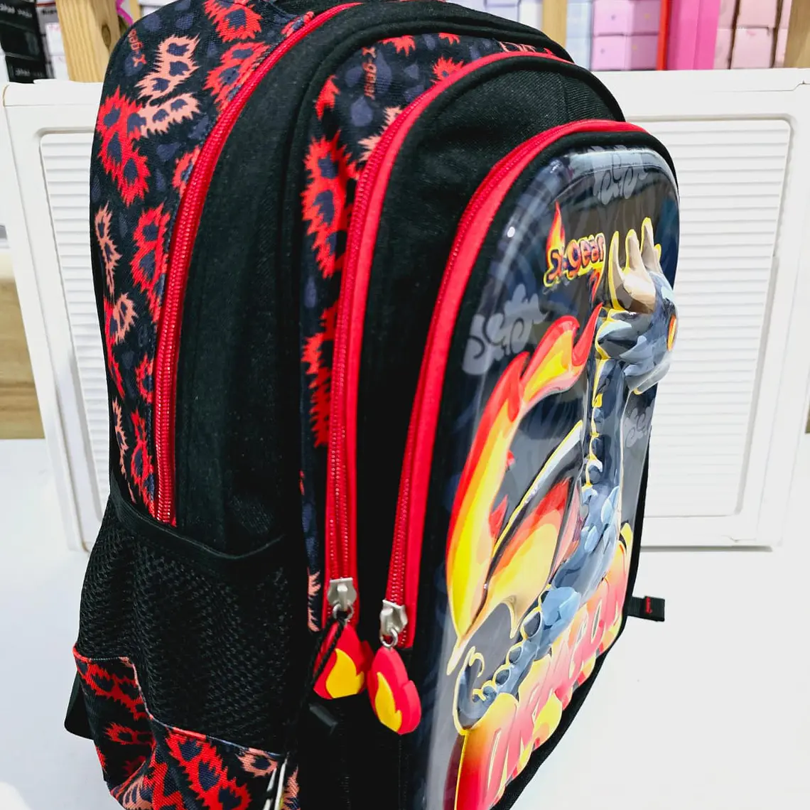 MOCHILA ORIGINAL X-GEAR DISEÑO DRAGÓN (PRIMARIA) MOD# XIN-0010 4