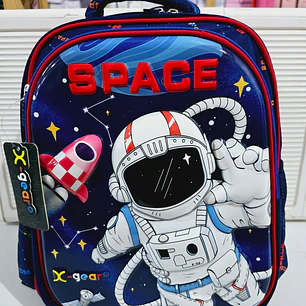 MOCHILA ORIGINAL X-GEAR ASTRONAUTA SPACE (PRIMARIA) MOD# XGE-6491