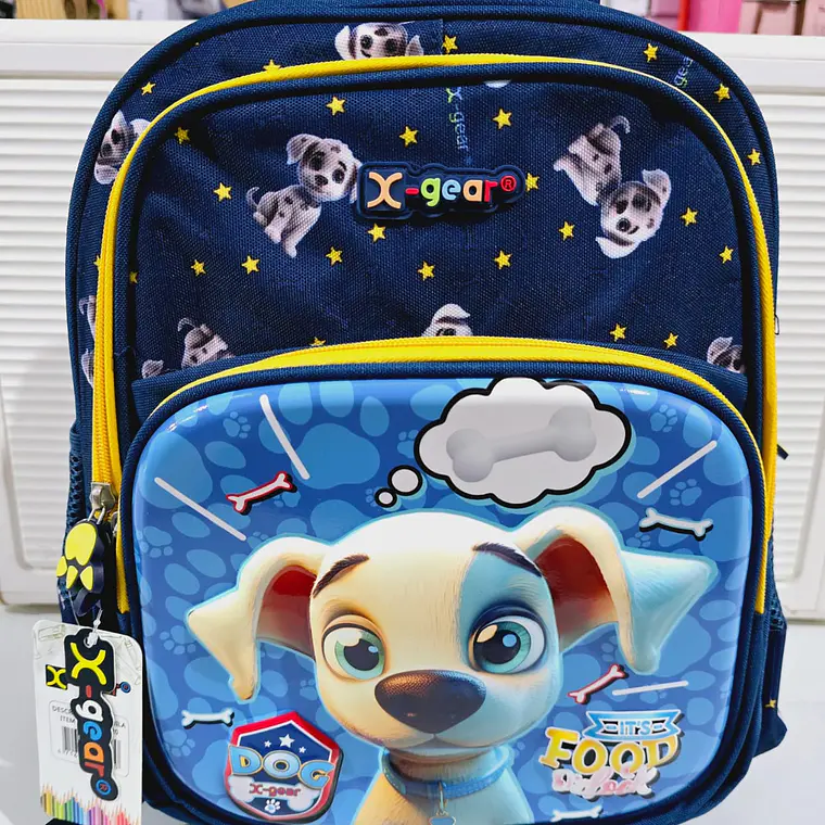 MOCHILA PREESCOLAR  ORIGINAL X-GEAR  PERRITO MOD# XIN-0020 3