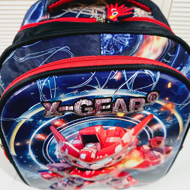 MOCHILA ORIGINAL X-GEAR DISEÑO TRANSFORMER (PREESCOLAR) MOD# FX511 3