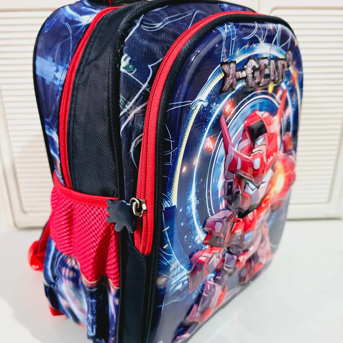 MOCHILA ORIGINAL X-GEAR DISEÑO TRANSFORMER (PREESCOLAR) MOD# FX511 2