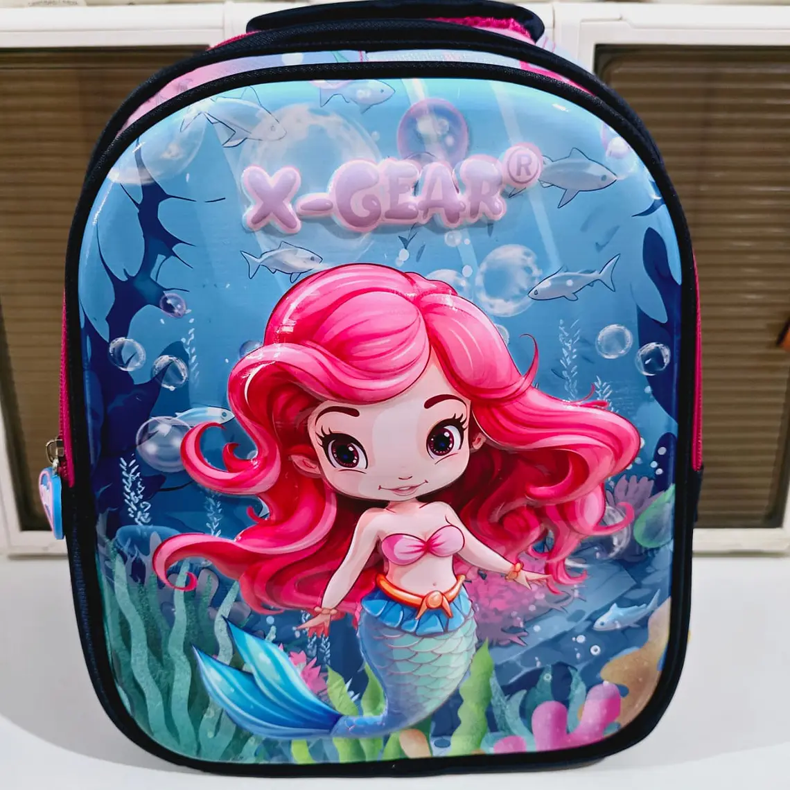MOCHILITA ORIGINAL X-GEAR PARA PREESCOLAR DISEÑO SIRENITA MOD# XF513 1
