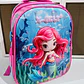 MOCHILITA ORIGINAL X-GEAR PARA PREESCOLAR DISEÑO SIRENITA MOD# XF513 - Miniatura 3