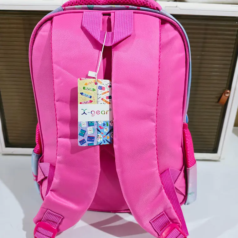 MOCHILITA ORIGINAL X-GEAR PARA PREESCOLAR DISEÑO SIRENITA MOD# XF513 7