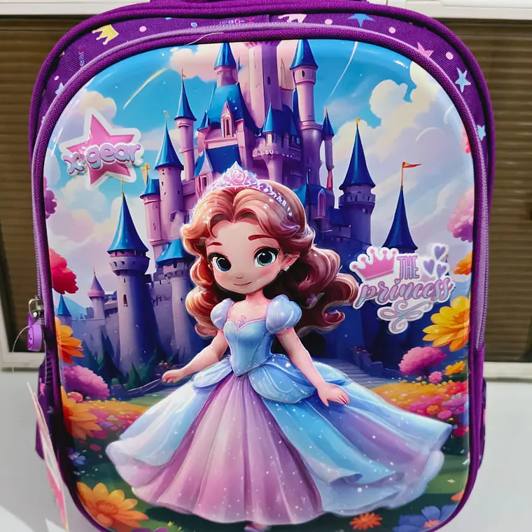 MOCHILITA ORIGINAL X-GEAR PARA PREESCOLAR (PRINCESITA SOFIA) MOD# XIN0016 REINGRESO 1