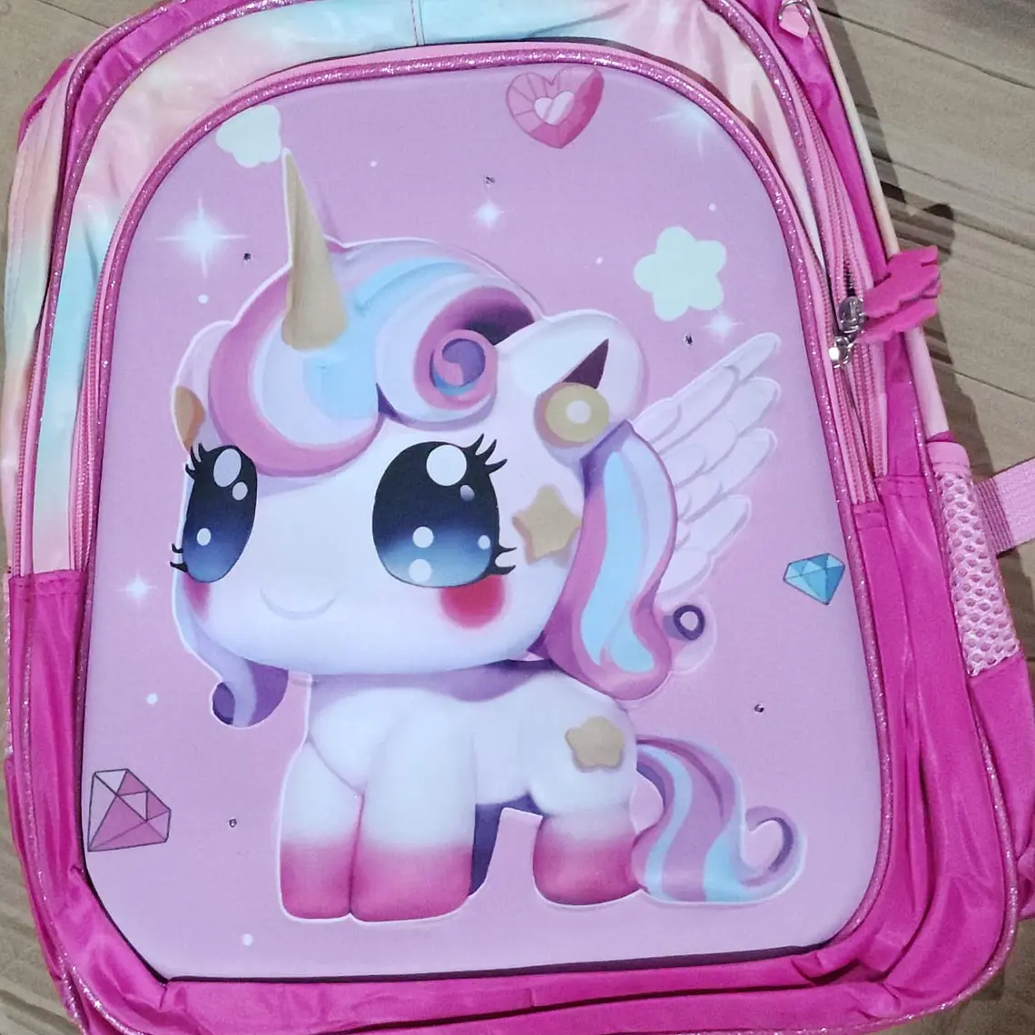 🩷COMBO DE 3PZ MOCHILA/LONCHERA/LAPICERA PARA PRIMARIA NIÑA DISEÑOS VARIOS  MOD#X- COPIAR 13
