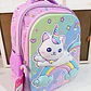 MOCHILA ORIGINAL PARA PREESCOLAR/MEDIANA DISEÑO GATITO ARCOIRIS MOD# XIN-0013- - Miniatura 7