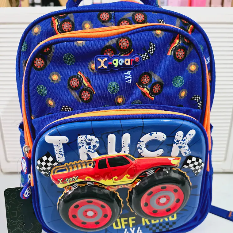 MOCHILA ORIGINAL X-GEAR PARA PREESCOLAR (CAMIONETA TRUCK) MOD#. XIN0017 3