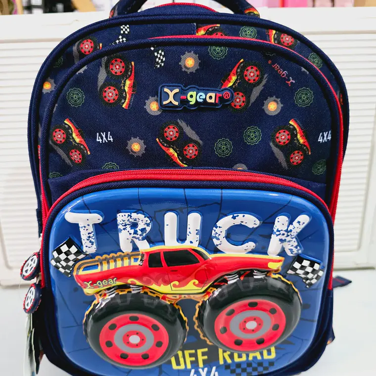 MOCHILA ORIGINAL X-GEAR PARA PREESCOLAR (CAMIONETA TRUCK) MOD#. XIN0017 2