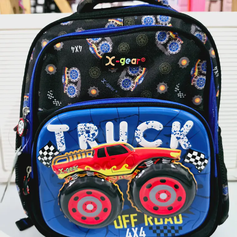 MOCHILA ORIGINAL X-GEAR PARA PREESCOLAR (CAMIONETA TRUCK) MOD#. XIN0017 1