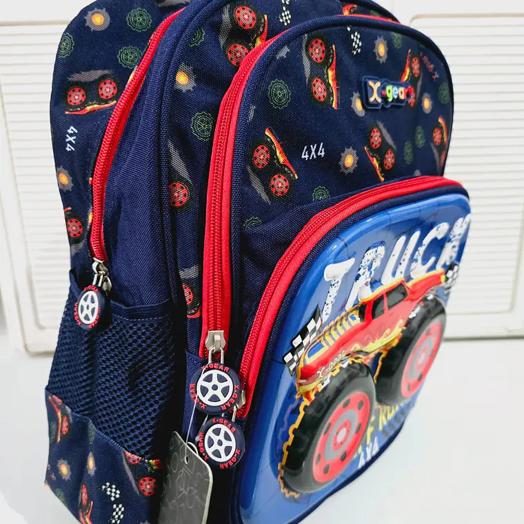 MOCHILA ORIGINAL X-GEAR PARA PREESCOLAR (CAMIONETA TRUCK) MOD#. XIN0017 4