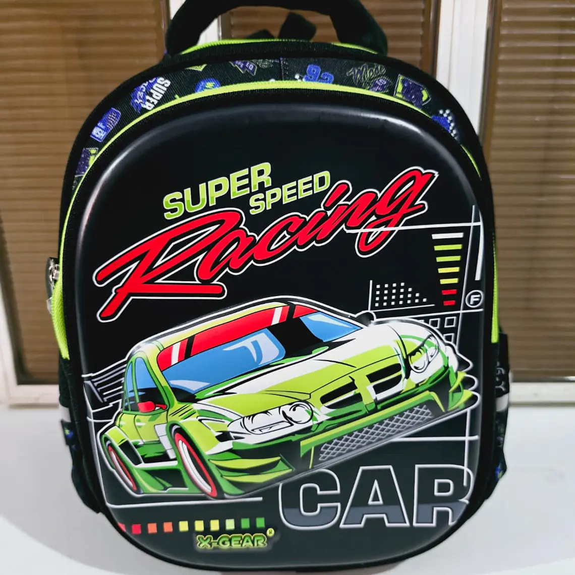 MOCHILITA ORIGINAL X-GEAR PARA PREESCOLAR (AUTO VERDE) MOD# MIX1022 4