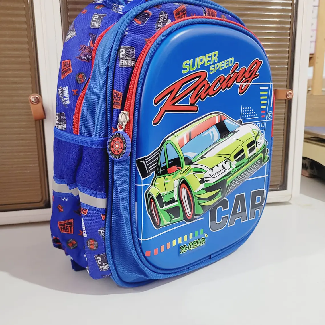 MOCHILITA ORIGINAL X-GEAR PARA PREESCOLAR (AUTO VERDE) MOD# MIX1022 6