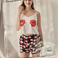 PIJAMA DE 2 PZ  PARA DAMA SATÍN MODELO # 2246 - Miniatura 2