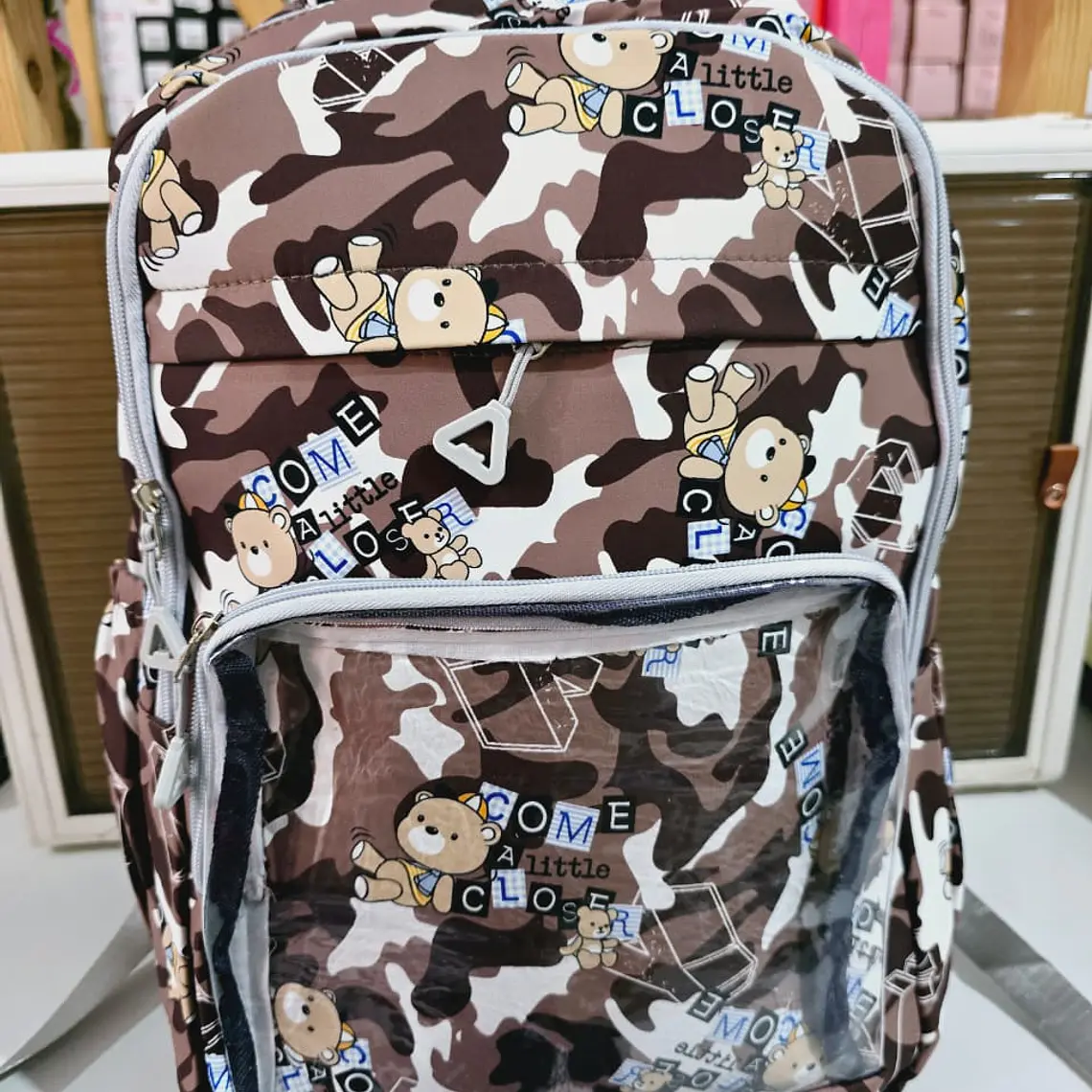 MOCHILA JUVENIL DISEÑO OSITO MOD# T6012 4