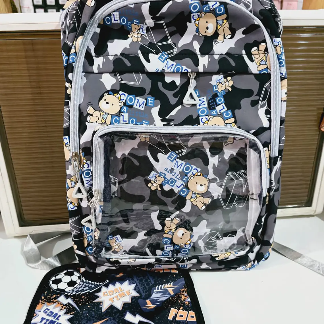 MOCHILA JUVENIL DISEÑO OSITO MOD# T6012 5