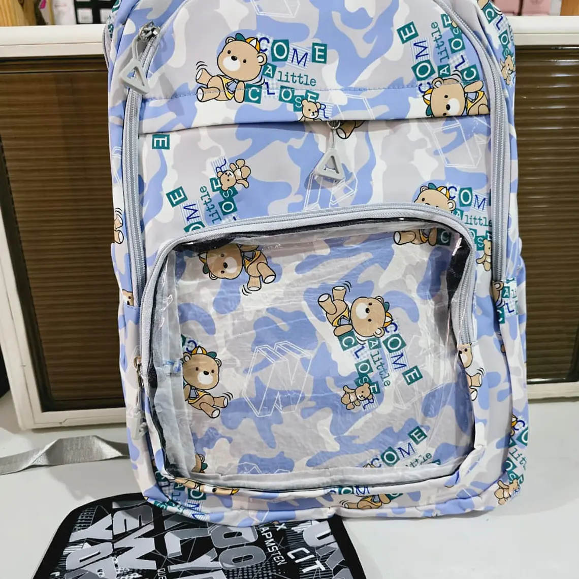 MOCHILA JUVENIL DISEÑO OSITO MOD# T6012 6