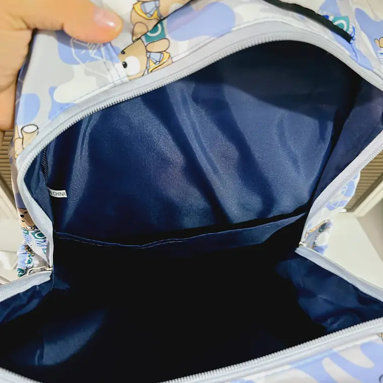 MOCHILA JUVENIL DISEÑO OSITO MOD# T6012 10