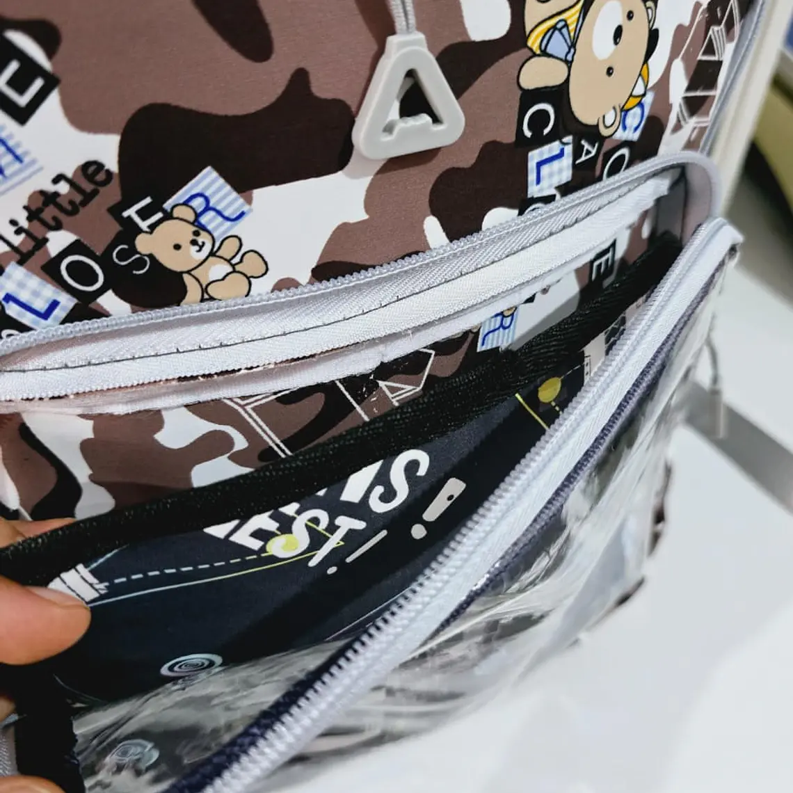 MOCHILA JUVENIL DISEÑO OSITO MOD# T6012 9