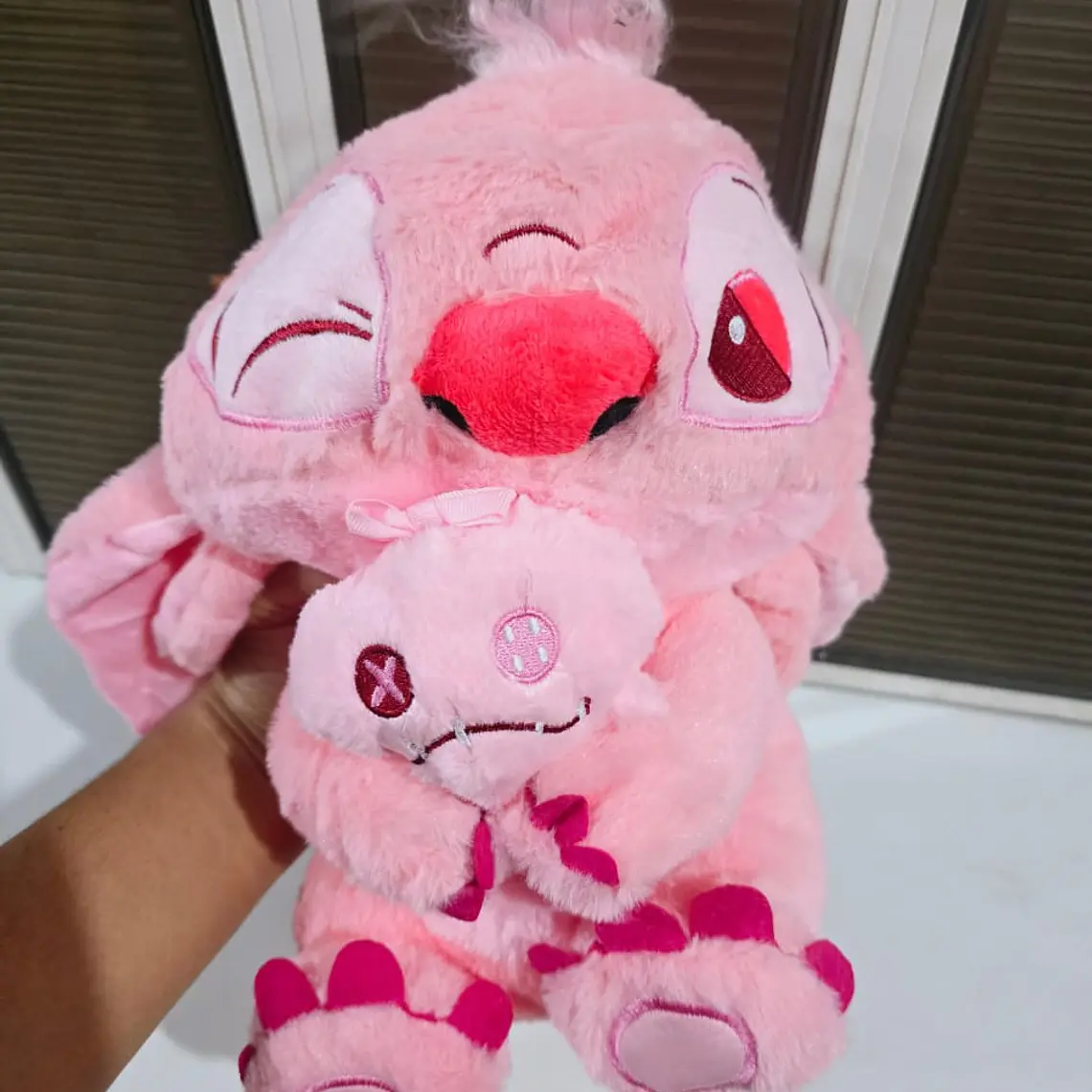 MOCHILA STICH CON MASCOTA MODELO # 56-4322 2