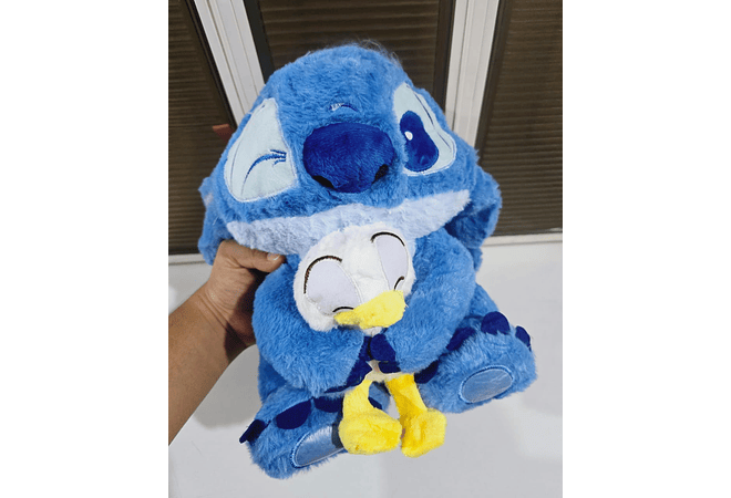 MOCHILA STICH CON MASCOTA MODELO # 56-4322