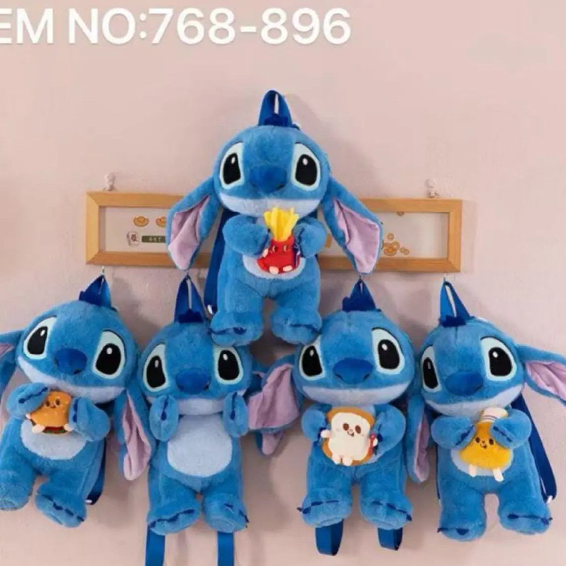MOCHILA STICH CON COMIDA MODELO # 768-896 1