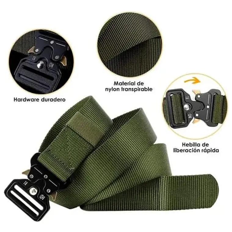 CINTURON TÁCTICO MILITAR MOD# HJ-1 2