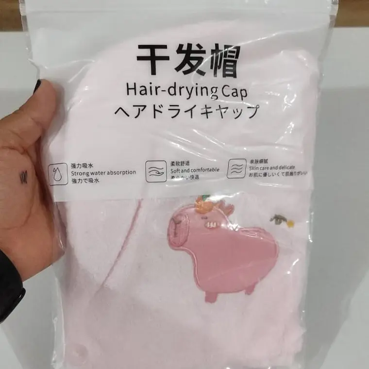 GORRO PARA SECADO DE CABELLO CAPIBARA 2