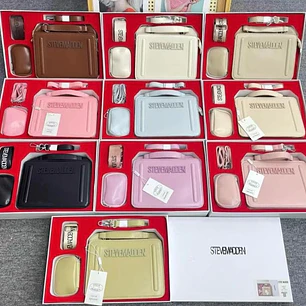 COMBO DE BOLSA STEVEMADDEN EN CAJA IMITACIÓN MODELO #YD20019