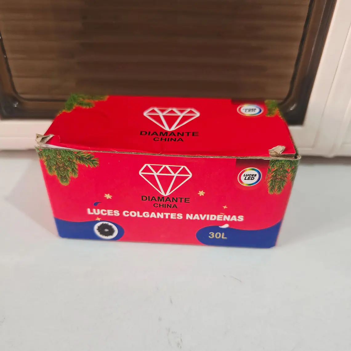 3 MTS SERIE DE NAVIDAD LUZ CALIDA  MOD# 352-087 (cable verde con 30 focos) 2